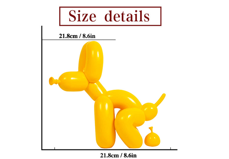 Balloono - Creative Pooping Balloon Dog Statue
