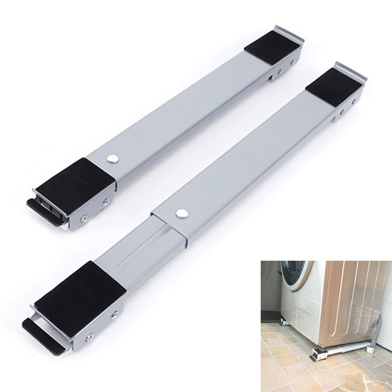 Adjustable heavy home appliance sliding system