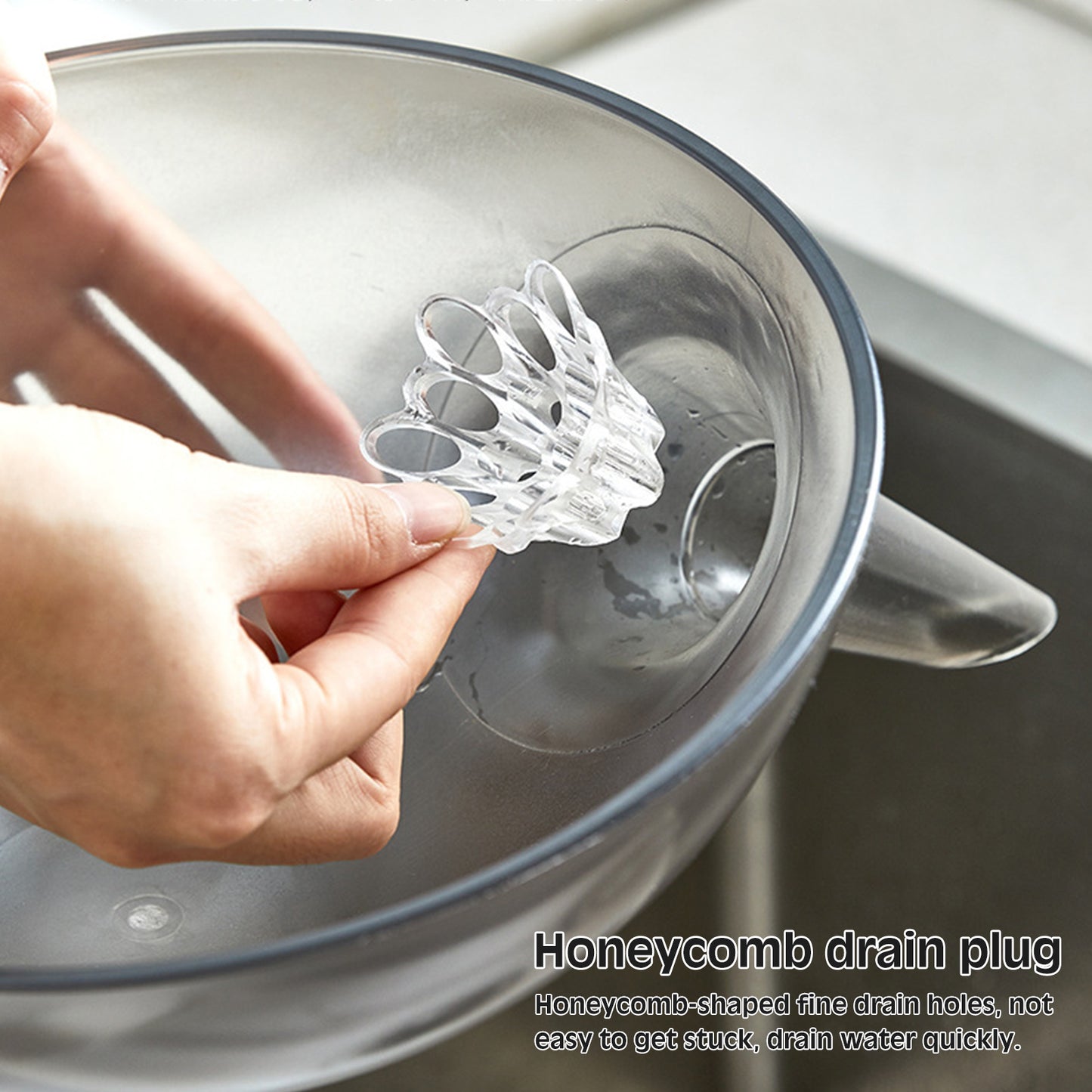 Creative Non-Slip Drainer Bowl