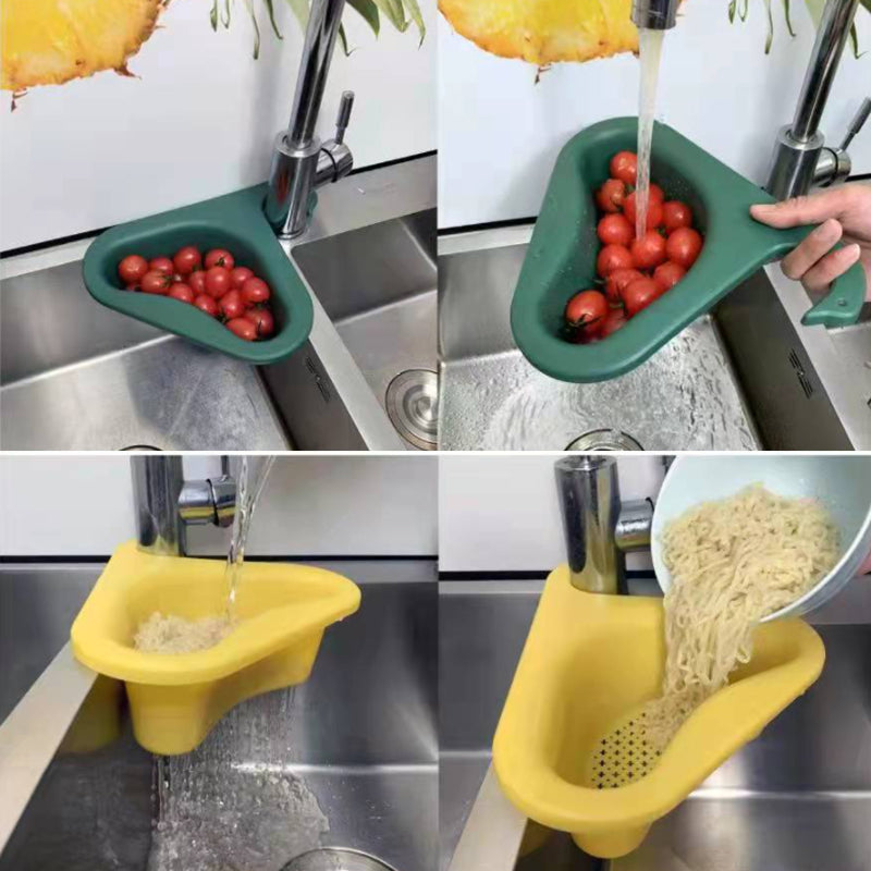 Kitchen Sink Drain Basket Swan Drain Rack – DailyBoho