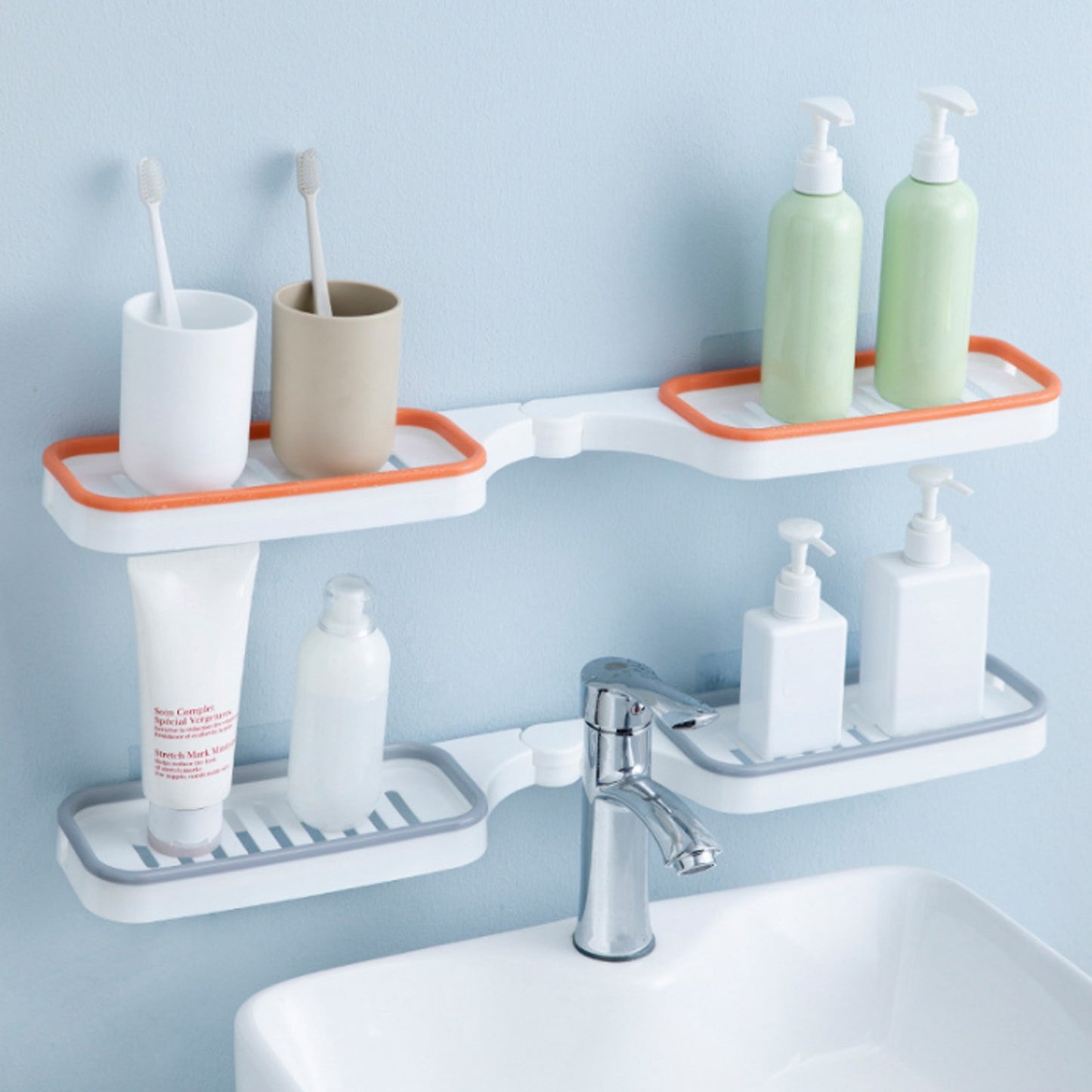 Bathroom Corner Punch-free Rack