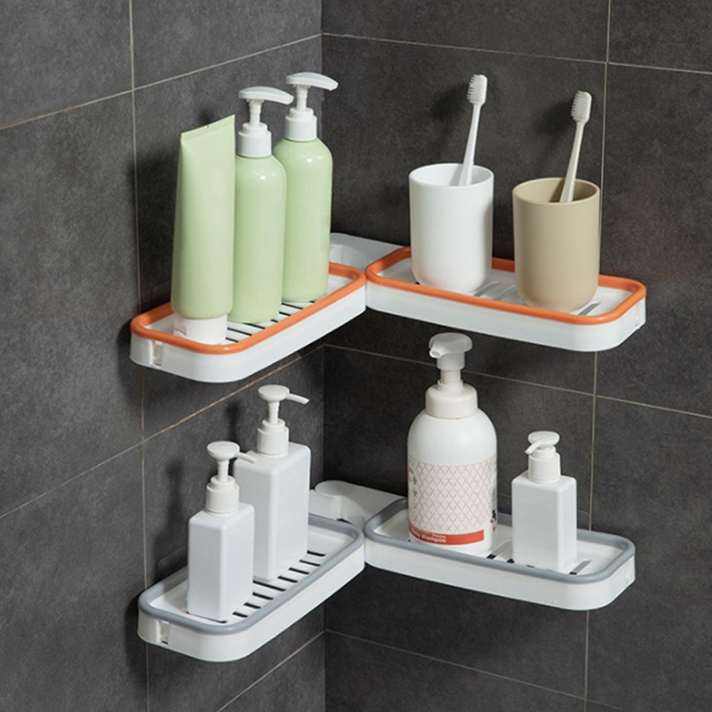 Bathroom Corner Punch-free Rack